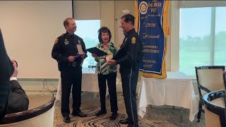 Police Officer honored for saving high school students during stabbing