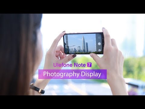 Triple camera Ulefone Note 7 Photography display