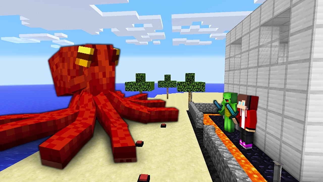 Man-Eating Octopus vs. Security