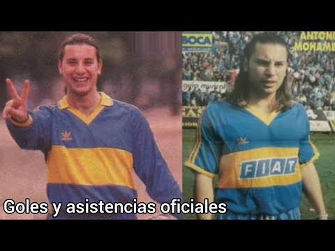 Todos los goles y asistencias de Antonio "Turco" Mohamed en Boca | En partidos oficiales
