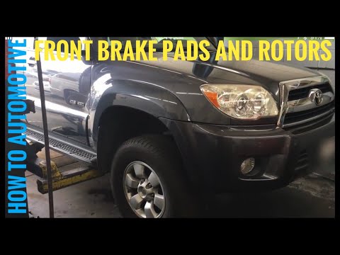How to Replace Front Brake Pads and Rotors on a 2008 Toyota 4Runner