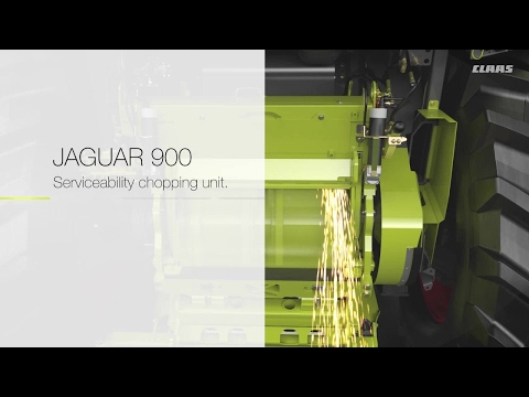 CLAAS JAGUAR 900. Serviceability chopping unit. / 2017 / de