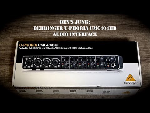 Oddity Archive: Episode 188.5 – Ben’s Junk: Behringer U-Phoria UMC404HD Audio Interface