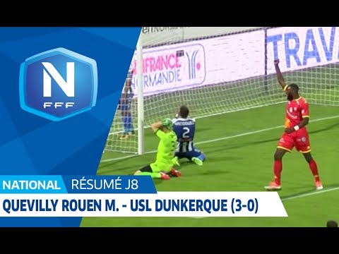 J8 : Quevilly Rouen M. -  USL Dunkerque (3-0), le résumé I National FFF 2018-2019