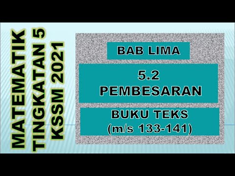 BAB 5.2 PEMBESARAN #BukuTeks133-141 #DetailDanPadat