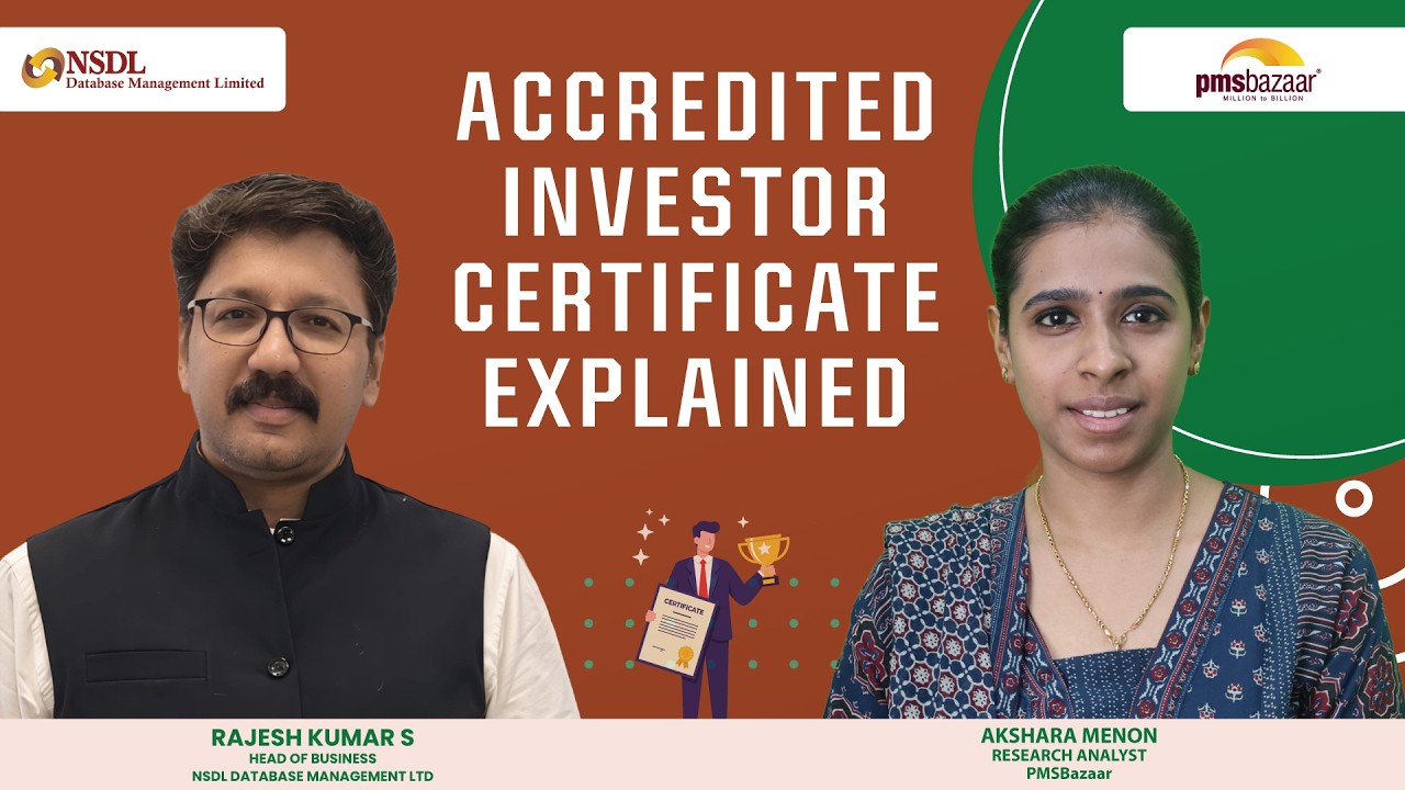 How to Apply for an Accredited Investor Certificate in India? Explained by Rajesh Kumar S (NDML AA)