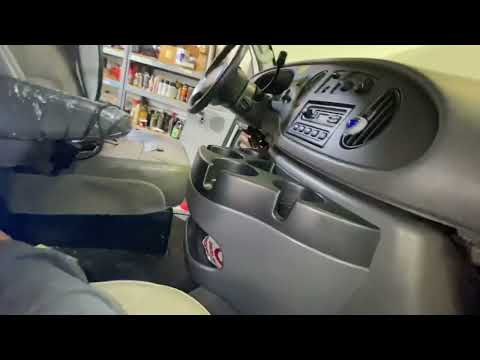 160.- 2004-2008 FORD E350 CENTER CONSOLE REMOVAL/ DOG HOUSE REMOVAL DIY