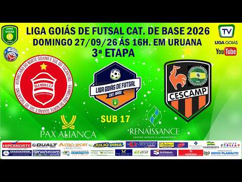 LIGA GOIÁS CAT DE BASE PAX ALIANÇA CLINÍCA RENAISSANCE 2026