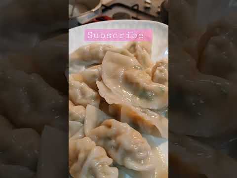 Delicious Prawn Japanese Gyoza 🥟🥟🦐🍤 #oyster808 #like #gyoza #japan #shorts