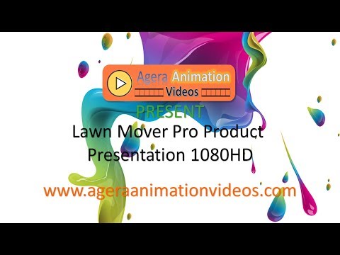 Video Animation Lawn Mover Pro Explainer Product 1080HD - Agera Animation Videos