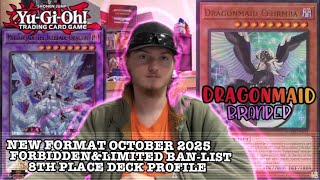 Yugioh, New Format October 2025 local's 8th place Deck Profile-Dragonmaid Branded-Gabriel L.