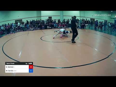 100 Lbs Semifinal - Gabriella Gomez, Illinois Vs Makenize Smith, Patriots Wrestling Club 8212