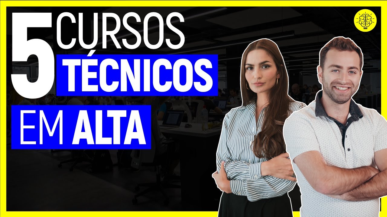 5 CURSOS técnicos EM ALTA com MUITOS EMPREGOS (o primeiro tem MUITA VAGA)