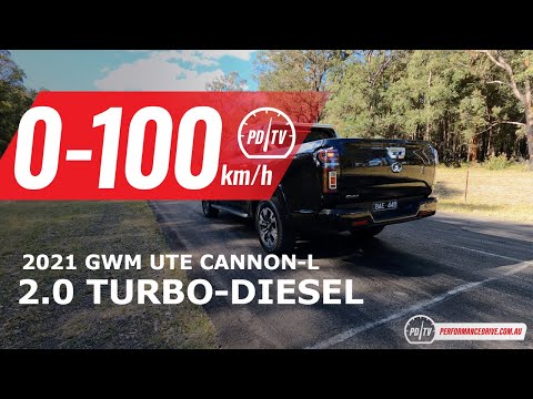 Thumbnail for 2021 GWM Ute Cannon 0-100km/h & engine sound by Car