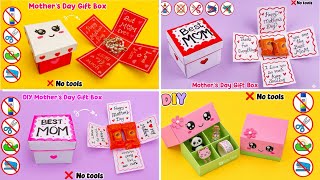 Last Minute Mother’s Day Gift Idea No Glue, No Scissors/DIY Mother’s Day Gift Box /White paper craft