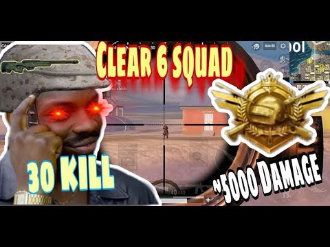PUBG Mobile | New Record 30Kill ~5000 Damage | Solo Squad | Rank Ace