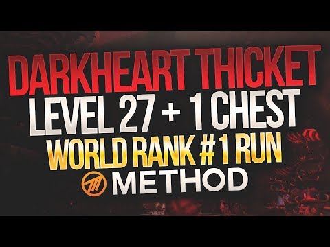 LVL 27+1 WORLD #1 MYTHIC+ Darkheart Thicket - Method - Gingi Hunter POV