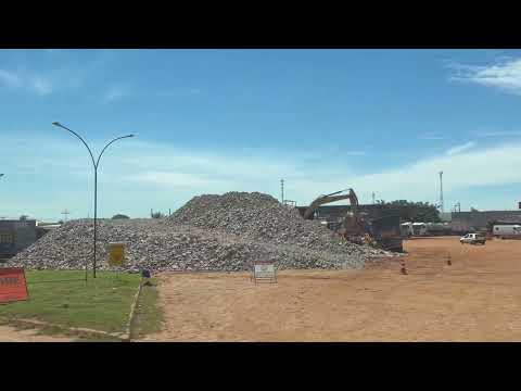 Pula pula na estrada chegando em Porto Esperidião em Mato Grosso