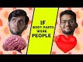 If Body parts were people | Funcho