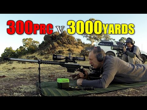 300prc v 24" target at 3000 yards