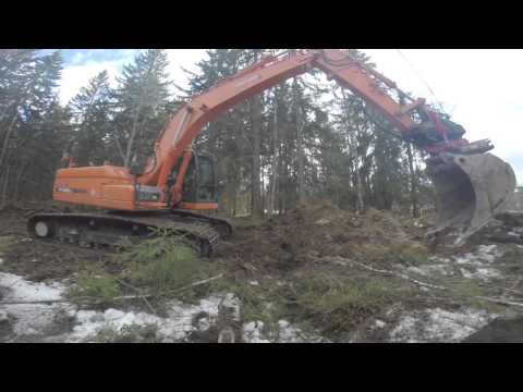 Doosan Dx225lc avtäckning för VA