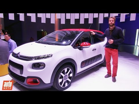 2017 Citroën C3 : découverte vidéo de la nouvelle citadine (prix, date de sortie 2016, intérieur...)