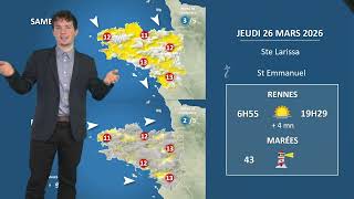 Illustration de l'actualité La météo de votre jeudi 26 mars 2026