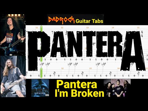 I'm Broken - Pantera - Guitar + Bass TABS Lesson