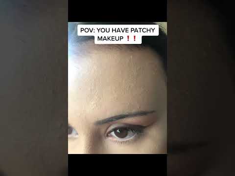 Does your MAKEUP LOOK THIS PATCHY????!! #skincareroutine #skincare