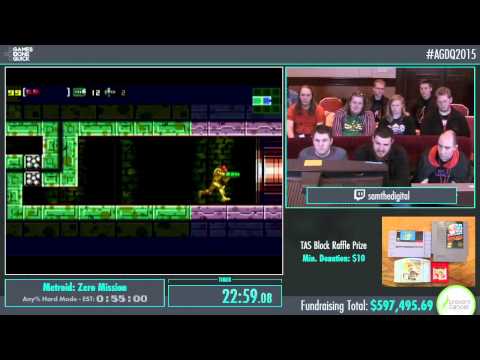 Awesome Games Done Quick 2015 - Part 151 - Metroid: Zero Mission by samthedigital