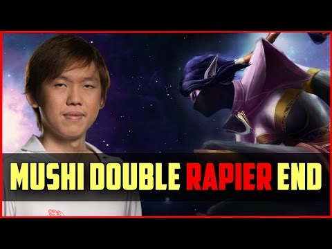 Fnatic.Mushi Double Rapier Ending vs iG @ TI5 Groupstage DOTA 2