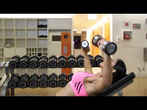 Incline Dumbbell Bench Press - Chest Exercise for Gym