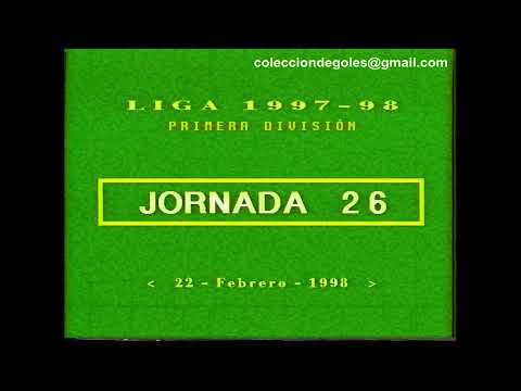 Goles Liga 1997-1998 Primera División Jornada 26