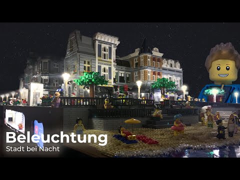 Lego-Stadt (Teil 56) – Es wird Nacht in JulsBrickCity – LED-Straßenbeleuchtung