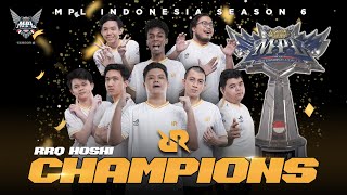 Download lagu RRQ HOSHI THE MYTH BREAKER | CHAMPION OF MPL INDONESIA SEASON 6 mp3