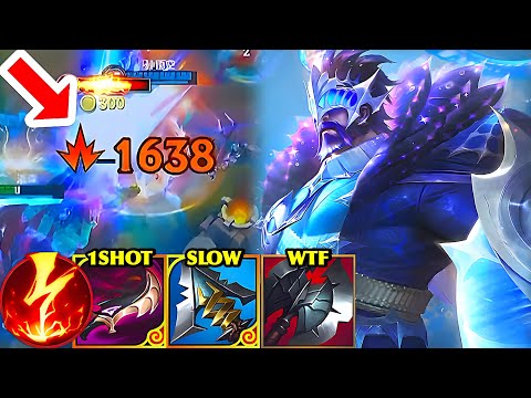 Wild Rift China Pantheon Jungle | ELECTROCUTE × DRAKTHARR → 1SHOT COMBO MONSTER?! | Build & Runes