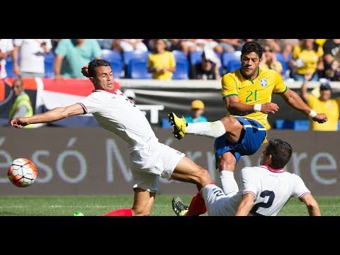 Brazil Vs Costa Rica 1-0 Hulk Goal - Friendly Match 05/09/2015