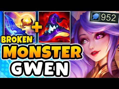 NEW SEASON GWEN JUNGLE HAS NEVER BEEN STRONGER!! (ULT 1-SHOT)
