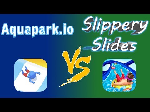 Aquapark.io vs. Slippery Slides | Which Is The Better Game? | Part 8 - YouTube