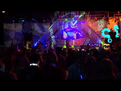 David Starfire at Camp Questionmark, Burning Man 2014