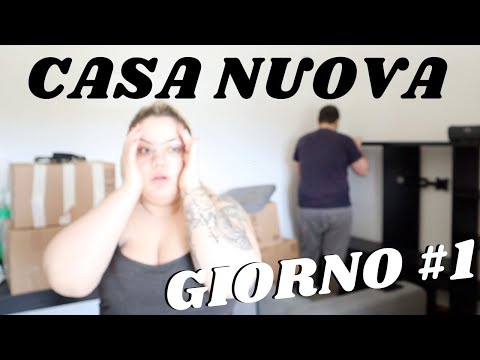 PRIMO GIORNO NELLA NUOVA CASA E CONTINUA IL TRASLOCO/ chiara paradisi