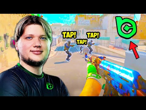 S1MPLE PLAYS FIRST GAME WITH NEW TEAM! HE CARRIED BC.GAME! CS2 Twitch Clips