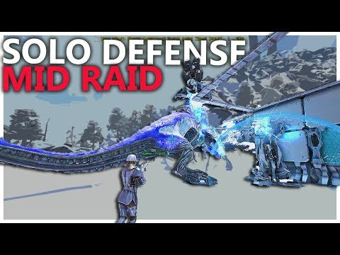 SOLO DEFENDING OUR BASE DURING A GRIEF! SMALL TRIBES S4E35 | Ark Survival Evolved