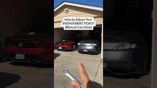 How to ADJUST your CLUTCH BITING POINT!