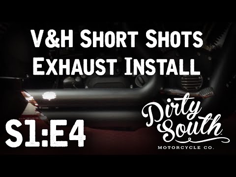 Dirty South Motorcycle Co. S1E4 - Vance & Hines Short Shots Exhaust Install
