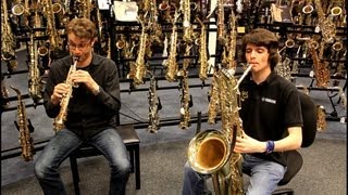 Sopranino & Bass Saxophone Duet