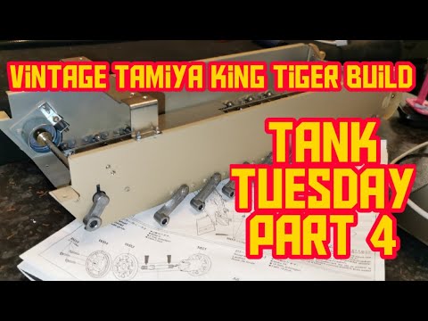 TANK TUESDAY Part 4 | Vintage Tamiya 1/16 King Tiger Tank BUILD