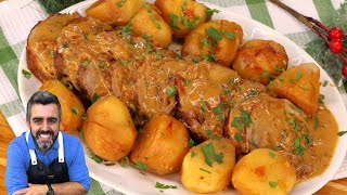 LAGARTO AO MOLHO COM BATATAS - A MELHOR CARNE PARA O SEU NATAL - DELICIOSA - SUCULENTA E FÁCIL