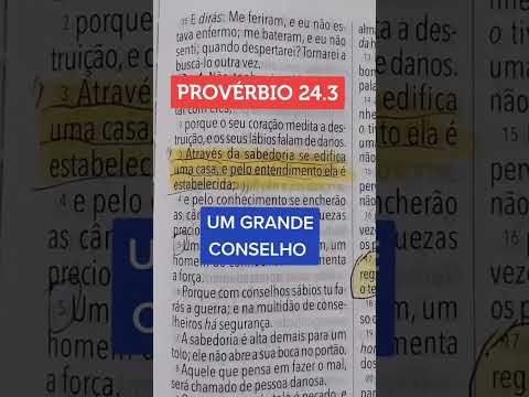 ESSE VERSÍCULO TRAZ UM GRANDE CONSELHO!! #palavradedeus #proverbios #sabedoria #versiculos #conselho
