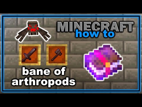 How to Get and Use Bane of Arthropods Enchantment in Minecraft! | Easy Minecraft Tutorial